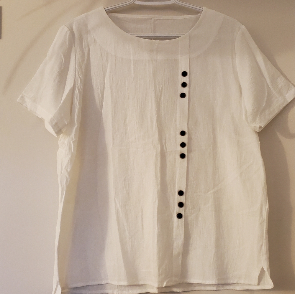 White 100% Cotton Shirt